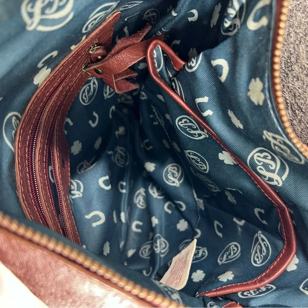 Lucky brand leather Crossbody purse
